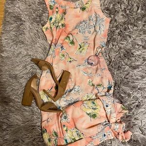 Sea Suns Pink Tropical Maxi Dress